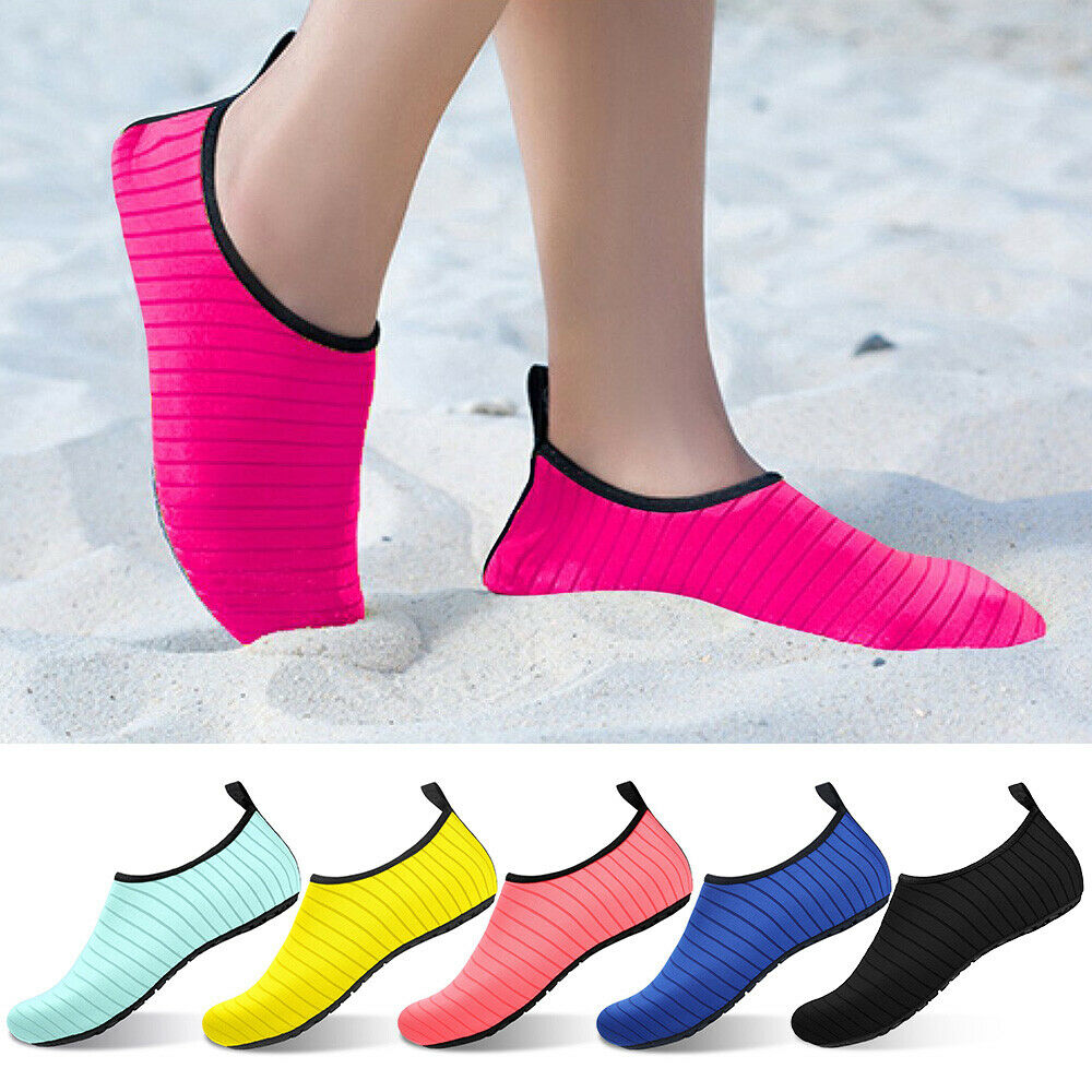 SAGUARO Unisex Water Shoes Aqua Skin Socks Yoga Exercise Beach Swim lace up #034